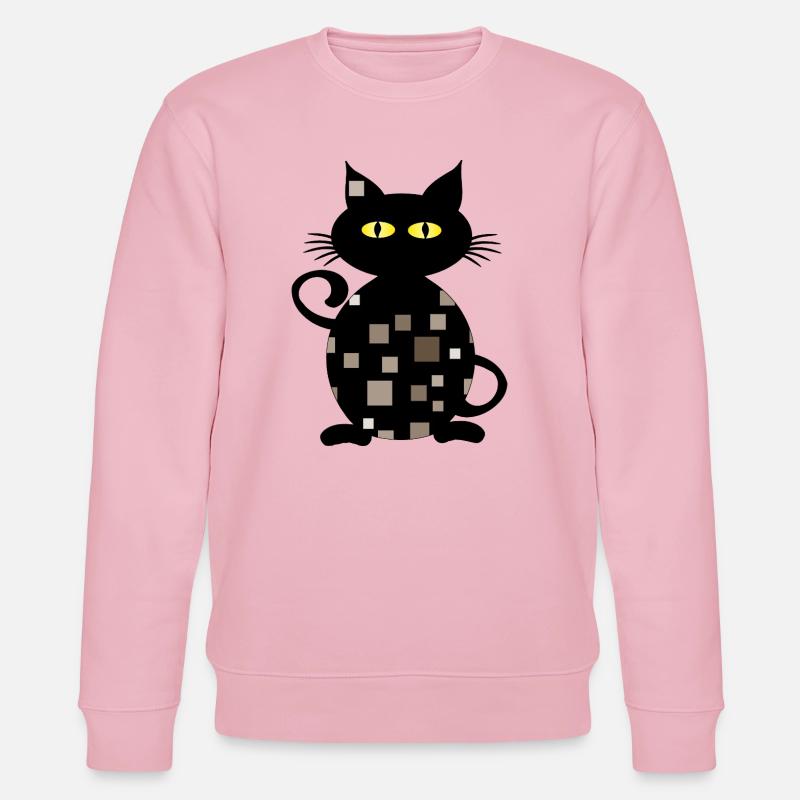 chat - Sweat bio CHANGER Stanley/Stella Unisexe - rose pâle