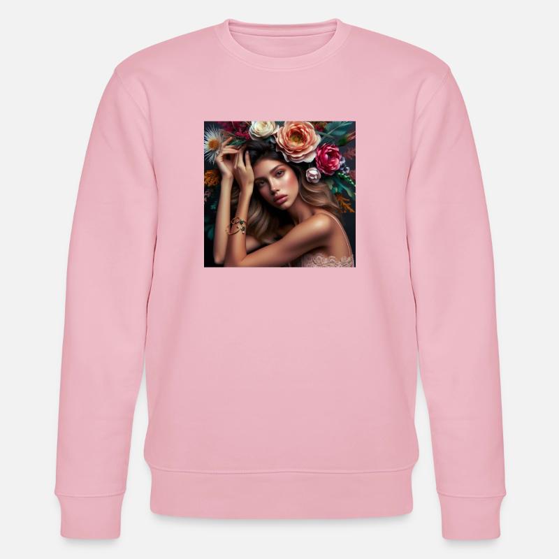 Ruhend. - Stanley/Stella Unisex Bio-Sweatshirt CHANGER  - Hellrosa