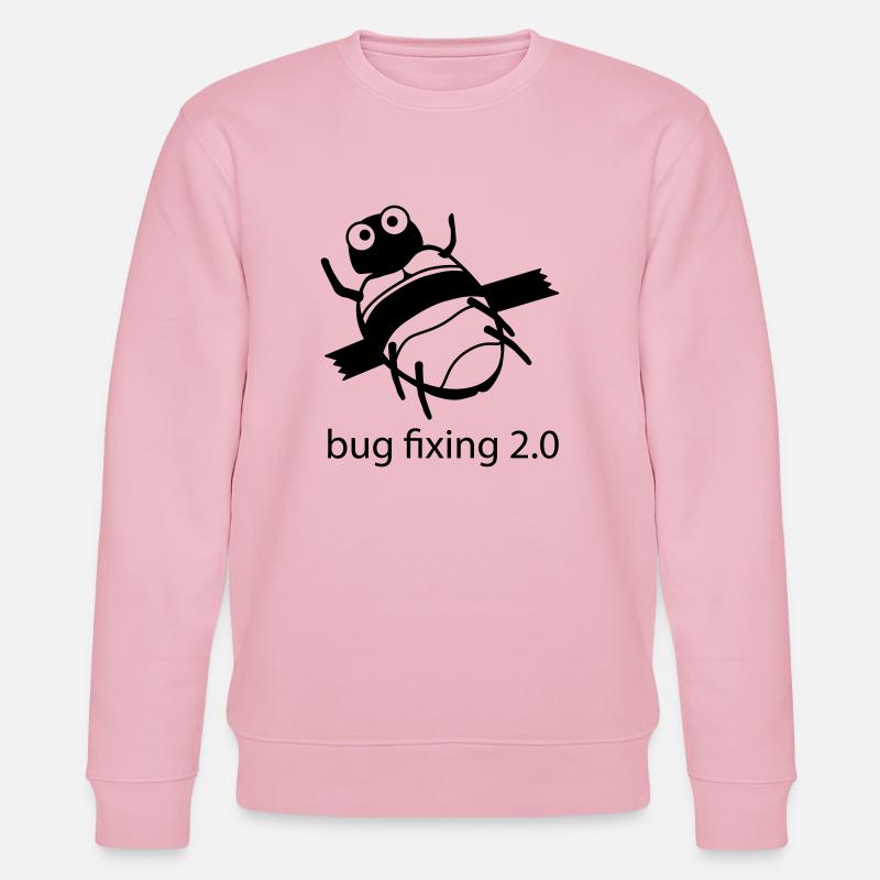 bug fixing einfarbig - Stanley/Stella Unisex Bio-Sweatshirt CHANGER  - Hellrosa