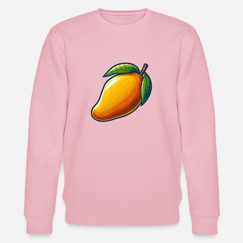 Mango, exotische Früchte - Stanley/Stella Unisex Bio-Sweatshirt CHANGER  - Hellrosa