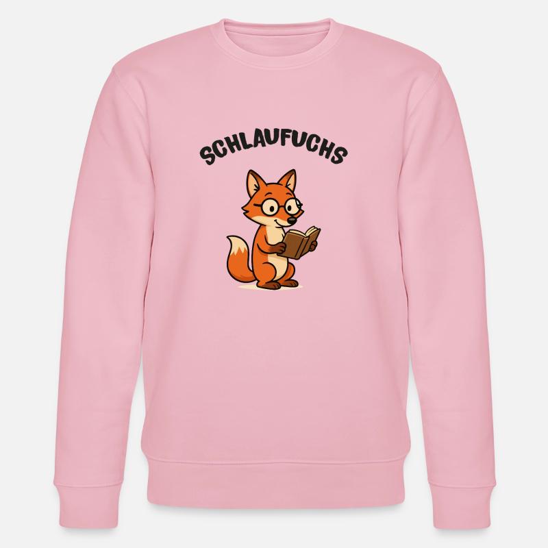 fuchs schlaufuchs - Stanley/Stella Unisex Bio-Sweatshirt CHANGER  - Hellrosa