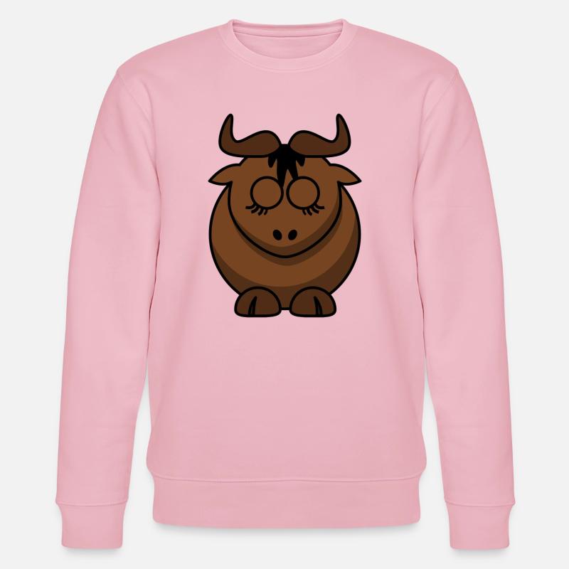Conception du visage Braunbock - Sweat bio CHANGER Stanley/Stella Unisexe - rose pâle