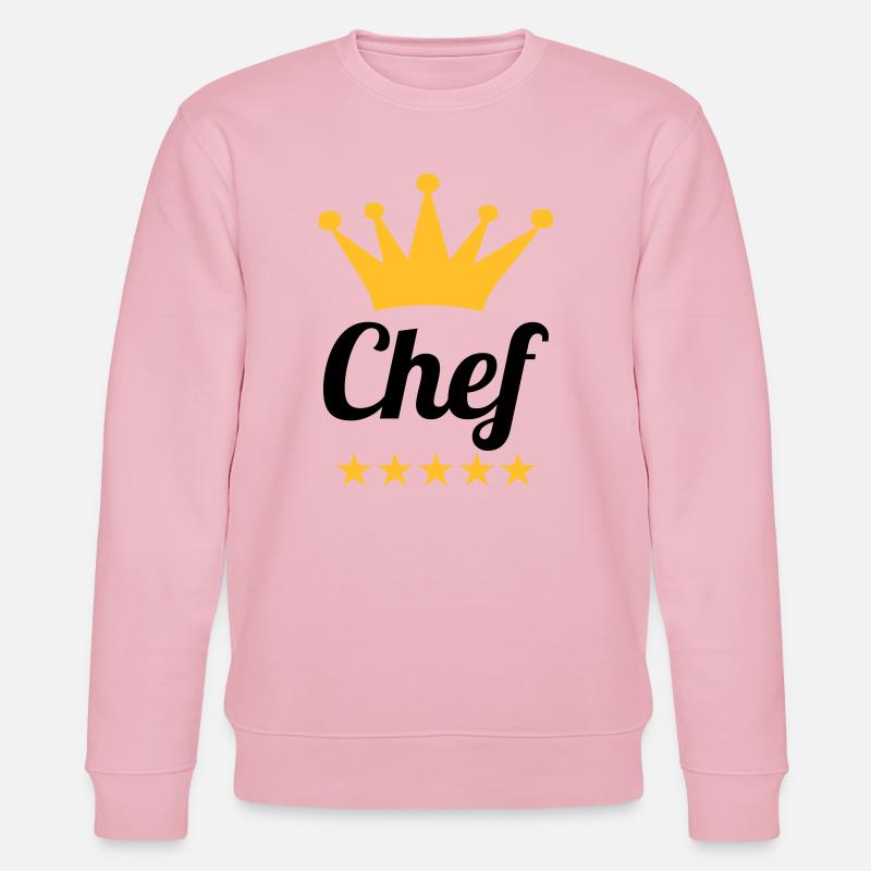 Chef - Sweat bio CHANGER Stanley/Stella Unisexe - rose pâle