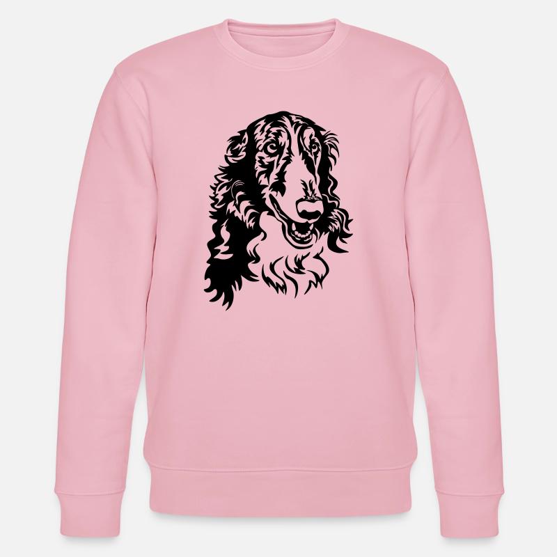 Barsoi Kopf - Stanley/Stella Unisex Bio-Sweatshirt CHANGER  - Hellrosa