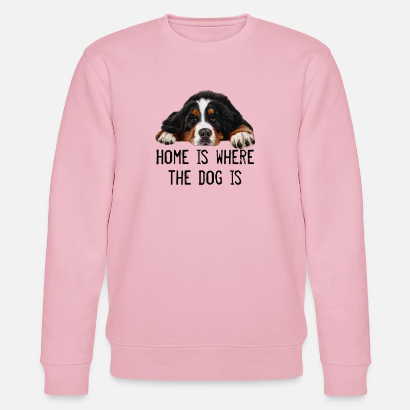Berner Sennenhund - Stanley/Stella Unisex Bio-Sweatshirt CHANGER  - Hellrosa