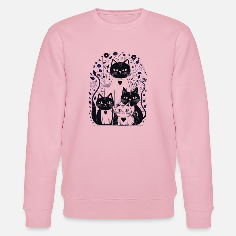 Kittymania - Sweat bio CHANGER Stanley/Stella Unisexe - rose pâle