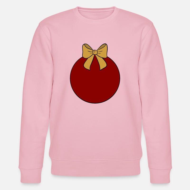 Weihnachtskugel  - Stanley/Stella Unisex Bio-Sweatshirt CHANGER  - Hellrosa