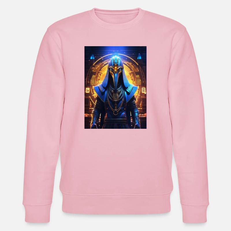 Thoth – Der Schriftgelehrte der Sterne - Stanley/Stella Unisex Bio-Sweatshirt CHANGER  - Hellrosa