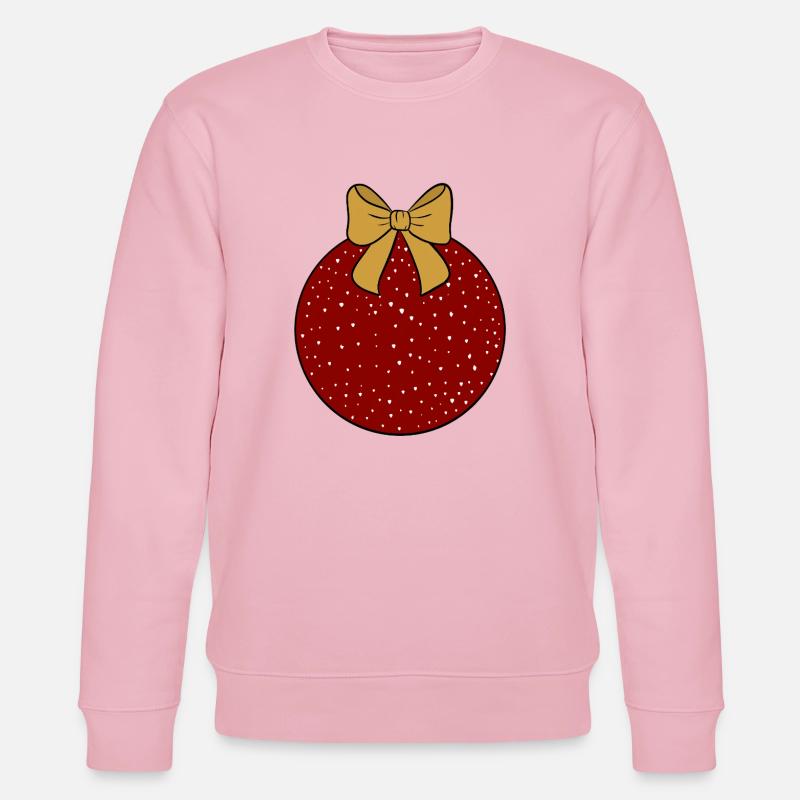 Weihnachtskugel  - Stanley/Stella Unisex Bio-Sweatshirt CHANGER  - Hellrosa