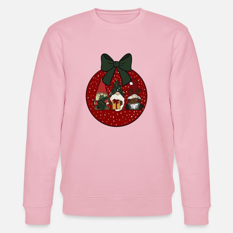 Weihnachtskugel  - Stanley/Stella Unisex Bio-Sweatshirt CHANGER  - Hellrosa