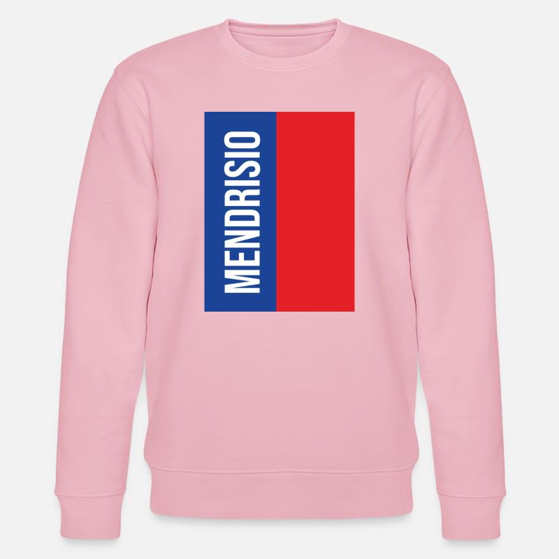 Mendrisio Blau Rot Vertical - Stanley/Stella Unisex Bio-Sweatshirt CHANGER  - Hellrosa