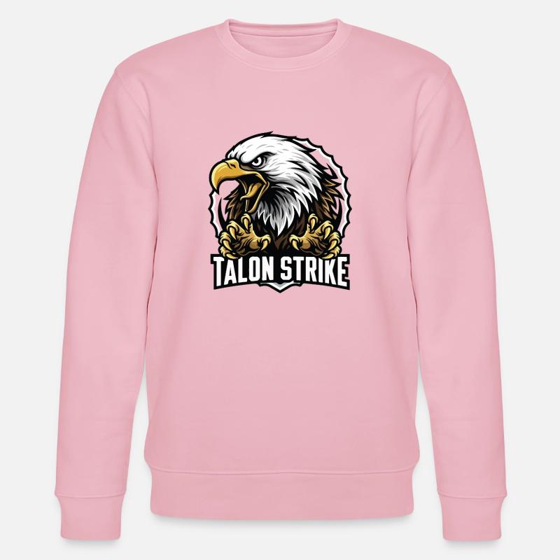 Angriffsstärke des Talon Strike Eagle - Stanley/Stella Unisex Bio-Sweatshirt CHANGER  - Hellrosa
