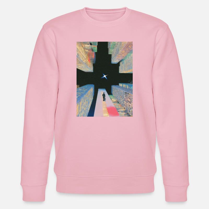 Conception d’univers - Sweat bio CHANGER Stanley/Stella Unisexe - rose pâle