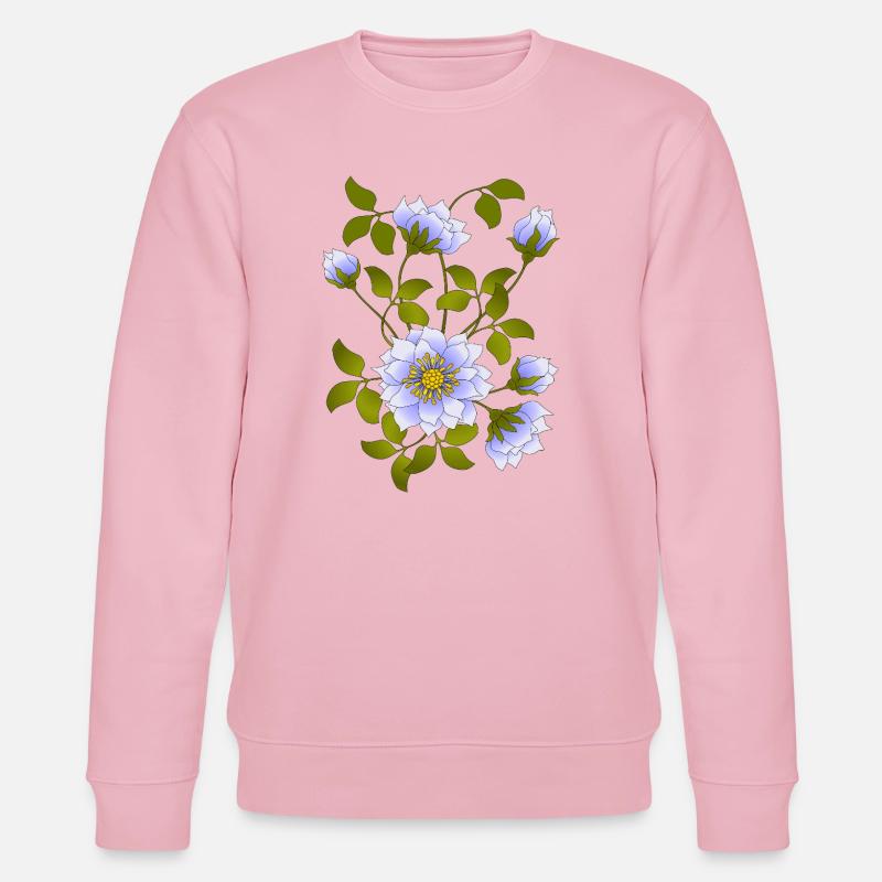 Blumen - Stanley/Stella Unisex Bio-Sweatshirt CHANGER  - Hellrosa