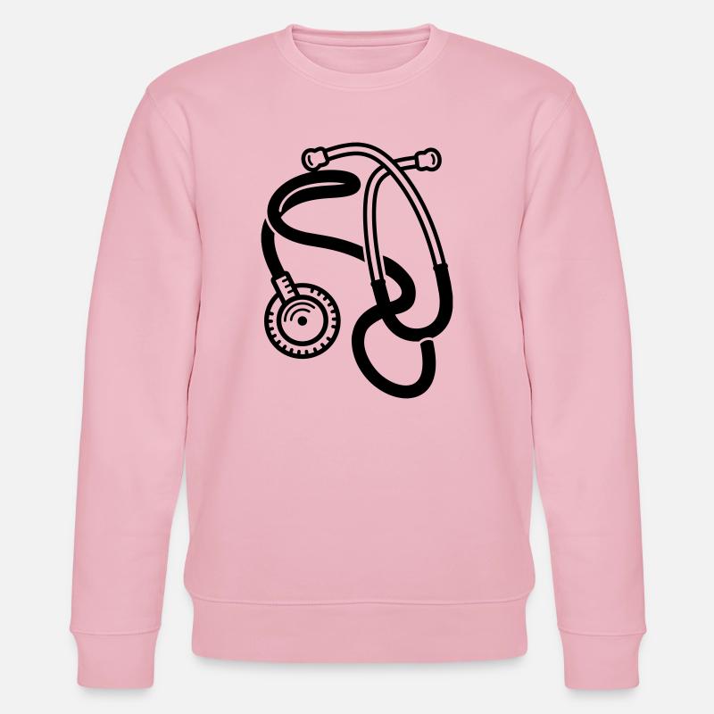 Stethoskop - Stanley/Stella Unisex Bio-Sweatshirt CHANGER  - Hellrosa
