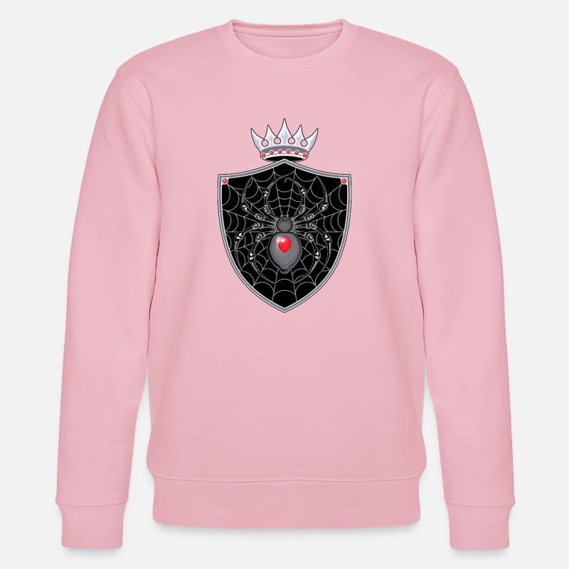 Motiv Wappen Spinne - Stanley/Stella Unisex Bio-Sweatshirt CHANGER  - Hellrosa