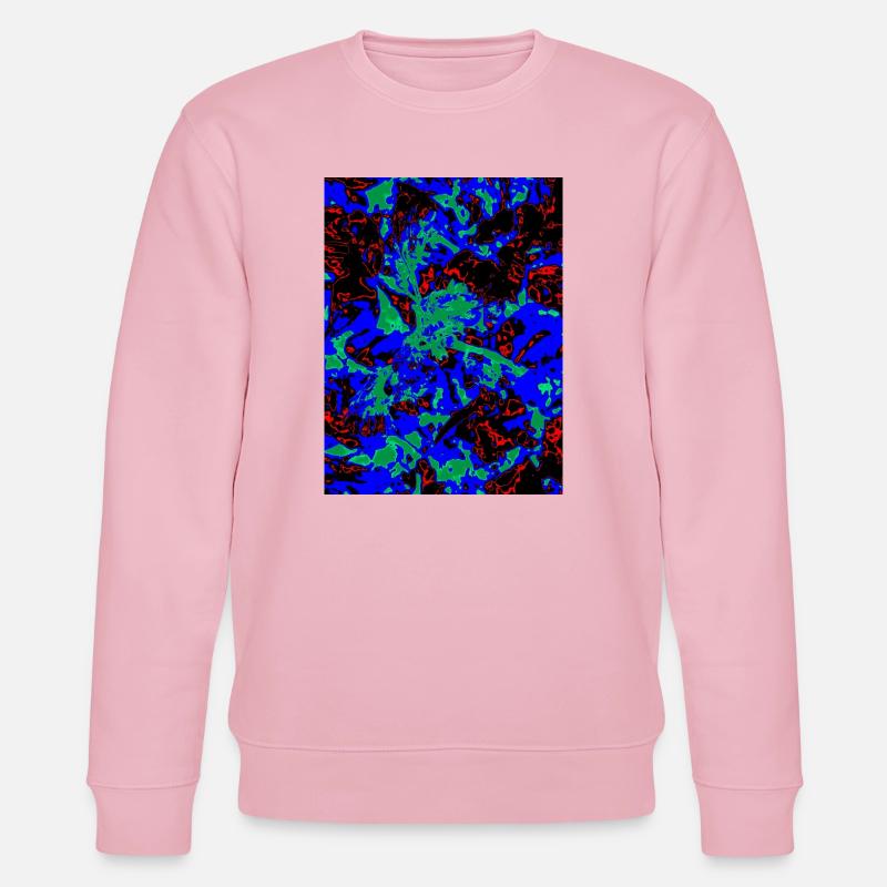 Nébuleuse de la Fleur de Néon - Sweat bio CHANGER Stanley/Stella Unisexe - rose pâle