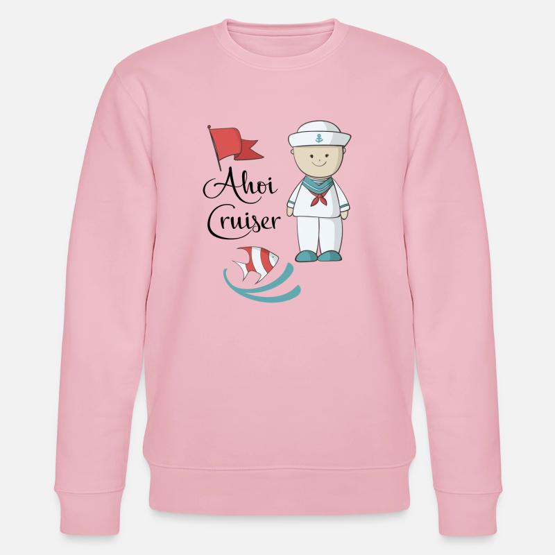 Maritim - Stanley/Stella Unisex Bio-Sweatshirt CHANGER  - Hellrosa