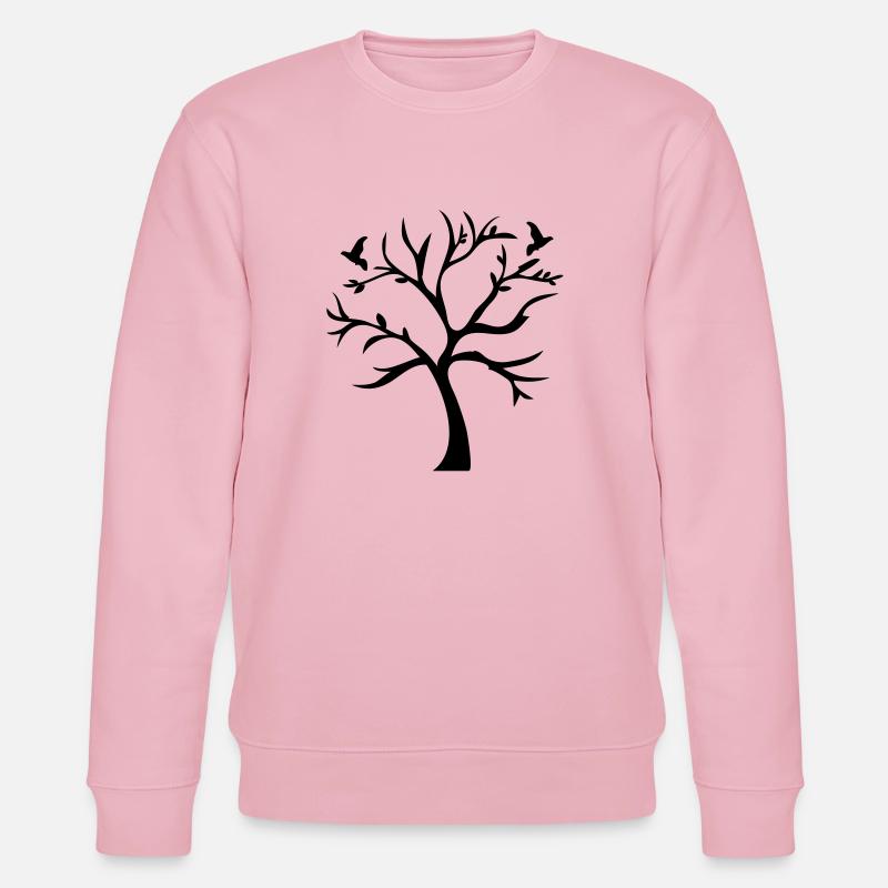 Tree & Brids - Stanley/Stella CHANGER Unisex Organic Sweatshirt - cotton pink