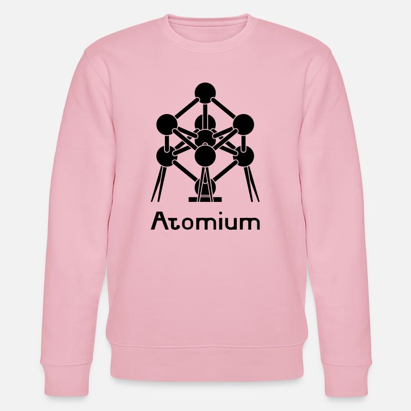 Atomium - Stanley/Stella Unisex Bio-Sweatshirt CHANGER  - Hellrosa