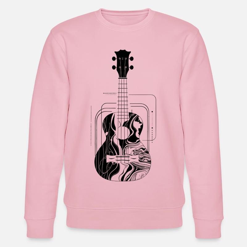 Ukulele - Stanley/Stella Unisex Bio-Sweatshirt CHANGER  - Hellrosa