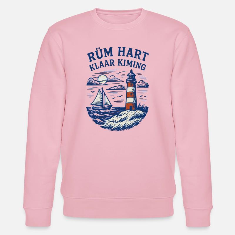 Rüm Hart - Klar Kiming - Stanley/Stella Unisex Bio-Sweatshirt CHANGER  - Hellrosa