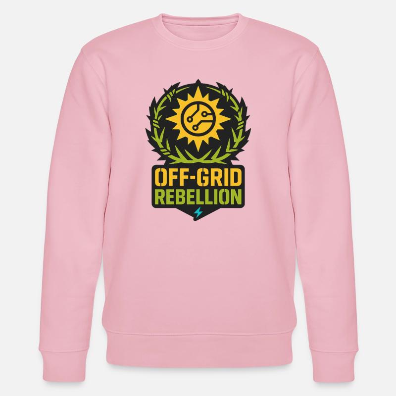 Off-Grid Rebellion - Stanley/Stella Unisex Bio-Sweatshirt CHANGER  - Hellrosa
