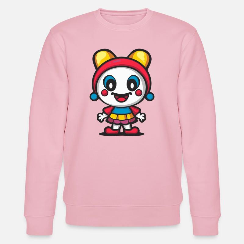 Halloween Clown Niedlich Comic - Stanley/Stella Unisex Bio-Sweatshirt CHANGER  - Hellrosa