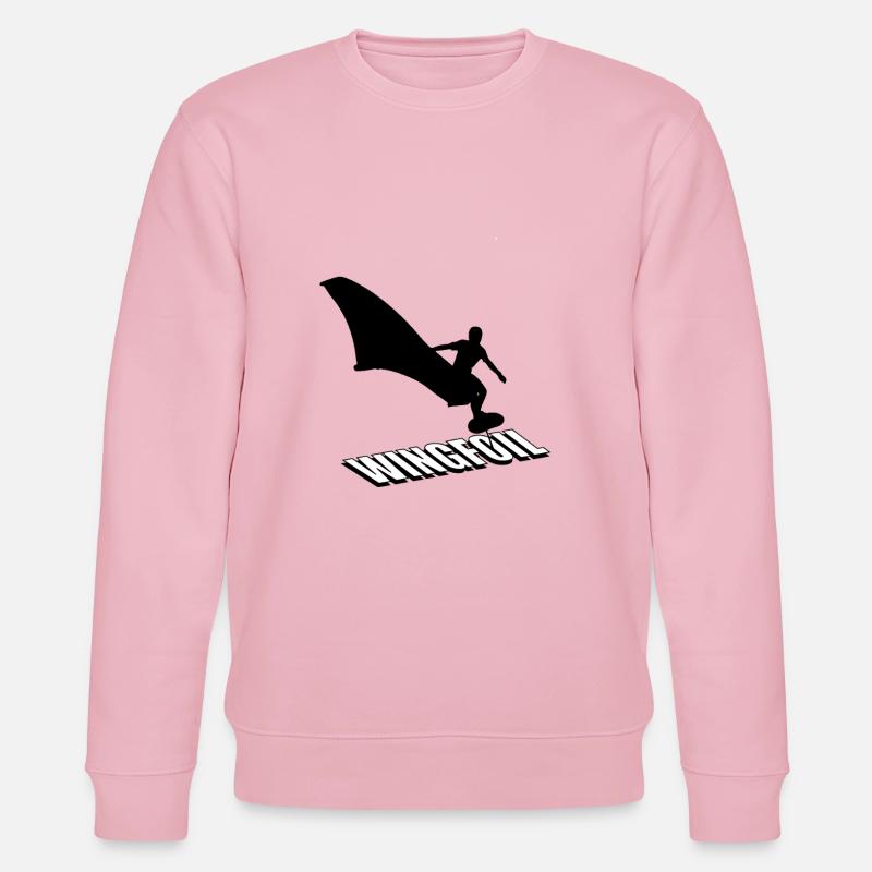Wingfoil Street Typography - Stanley/Stella Unisex Bio-Sweatshirt CHANGER - Hellrosa