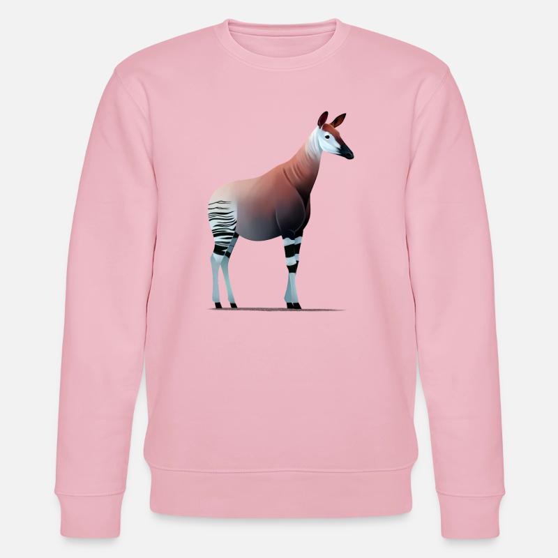 Okapi - Stanley/Stella økologisk unisex-sweatshirt CHANGER  - lys rosa