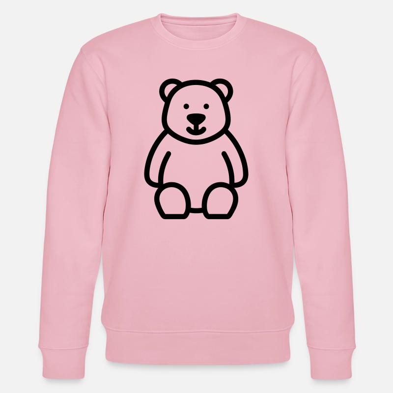 Bär - Stanley/Stella Unisex Bio-Sweatshirt CHANGER - Hellrosa
