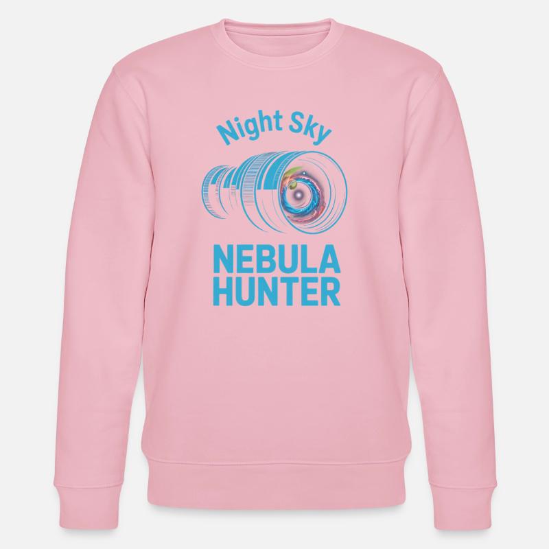 Nachthimmel-Nebeljäger - Stanley/Stella Unisex Bio-Sweatshirt CHANGER  - Hellrosa