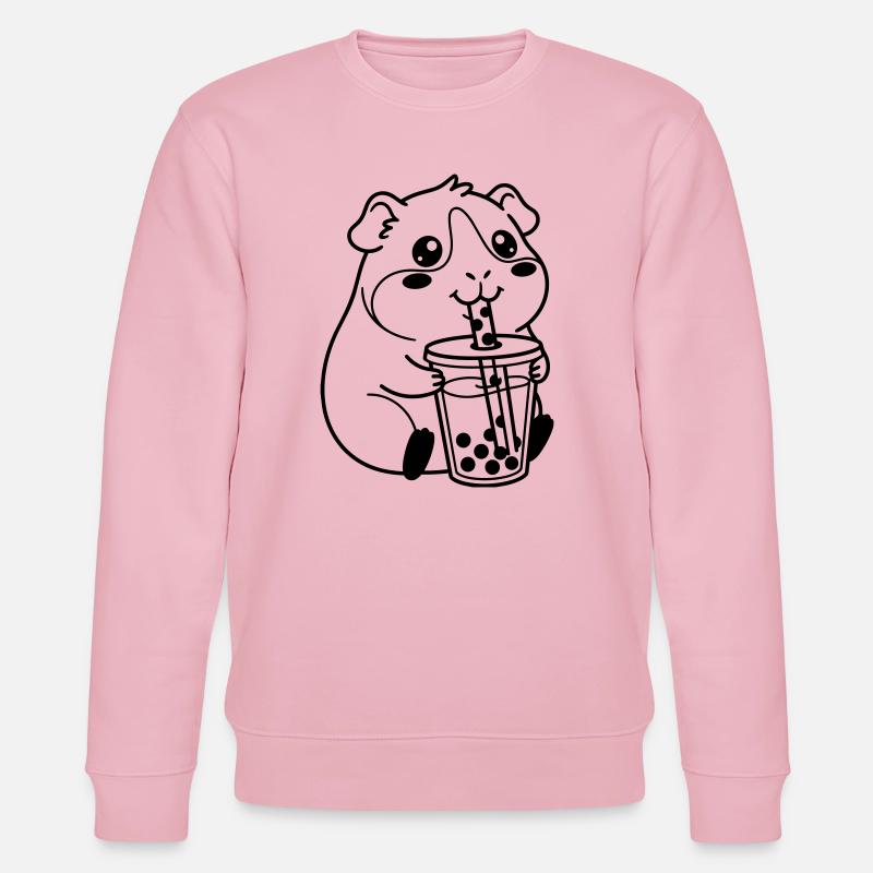 Bubble Tea pour hamster - Sweat bio CHANGER Stanley/Stella Unisexe - rose pâle