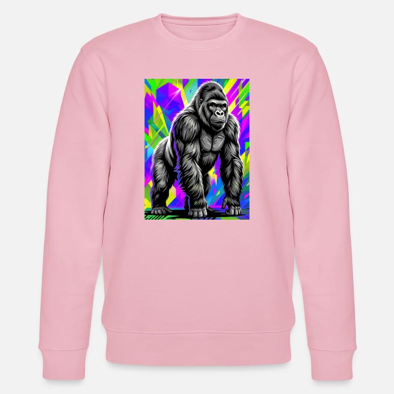 gorille - Sweat bio CHANGER Stanley/Stella Unisexe - rose pâle