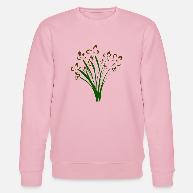 Les bouquets de fleurs - Sweat bio CHANGER Stanley/Stella Unisexe - rose pâle