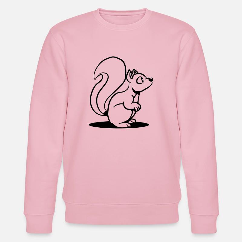 Écureuils doux mignon - Sweat bio CHANGER Stanley/Stella Unisexe - rose pâle