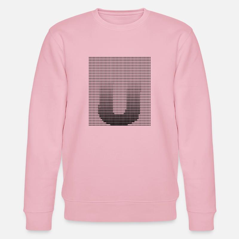 U, la lettre U - Sweat bio CHANGER Stanley/Stella Unisexe - rose pâle