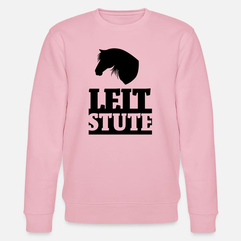 Leitstute - Stanley/Stella Unisex Bio-Sweatshirt CHANGER  - Hellrosa