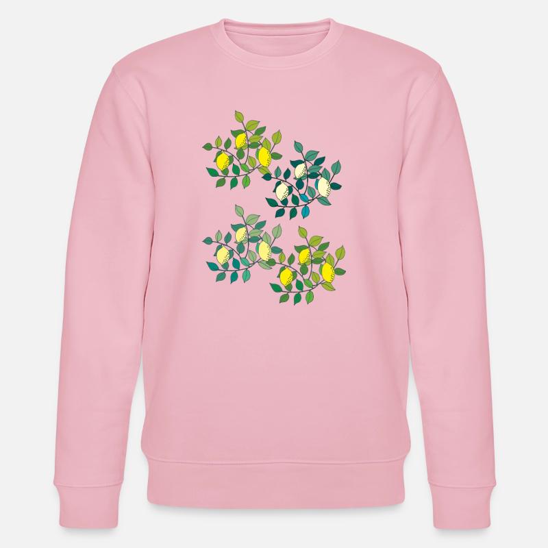 zitronen 4fach - Stanley/Stella Unisex Bio-Sweatshirt CHANGER  - Hellrosa