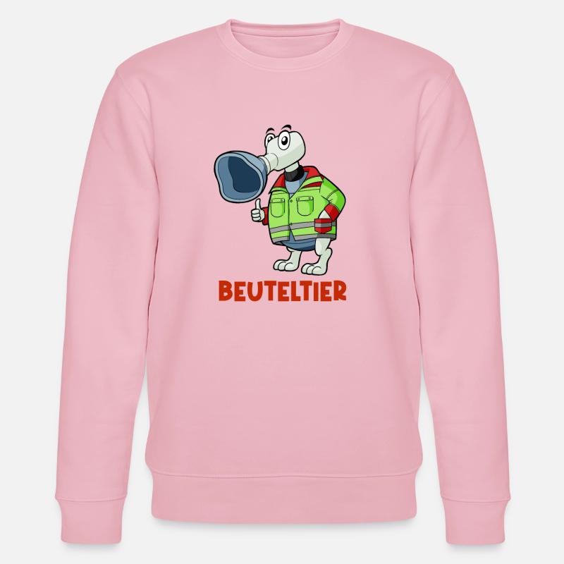 Beuteltier - Notfallmedizin & Anästhesie Buddy - Stanley/Stella Unisex Bio-Sweatshirt CHANGER  - Hellrosa