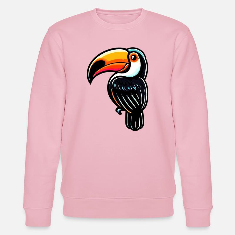 Tukan - Stanley/Stella Unisex Bio-Sweatshirt CHANGER  - Hellrosa