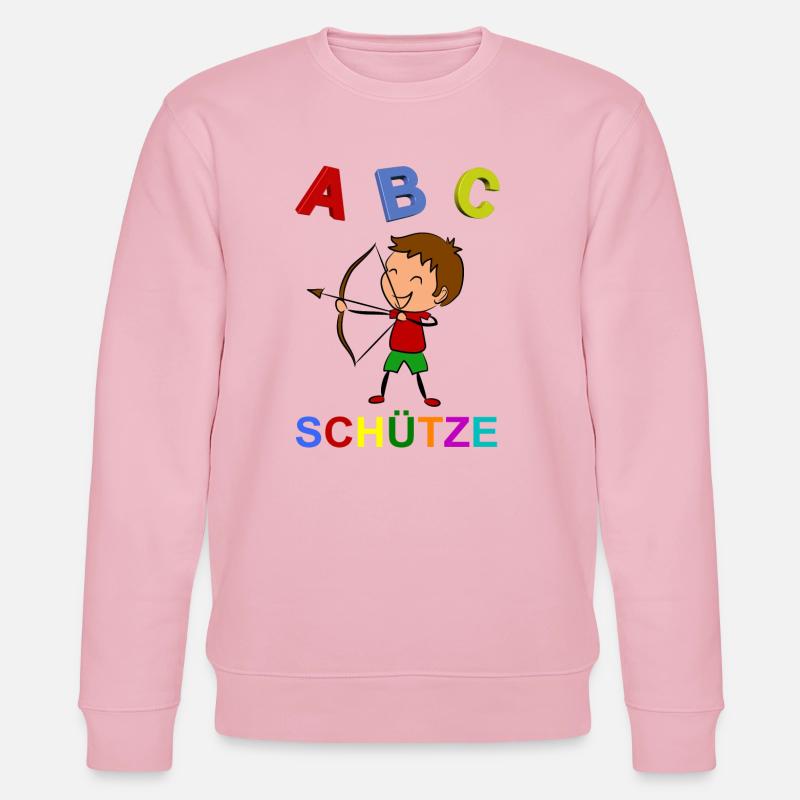 Kind Einschulung - Stanley/Stella Unisex Bio-Sweatshirt CHANGER  - Hellrosa