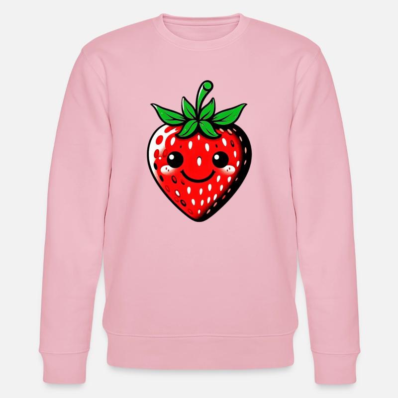 Erdbeeren Erdbeeren - Stanley/Stella Unisex Bio-Sweatshirt CHANGER  - Hellrosa