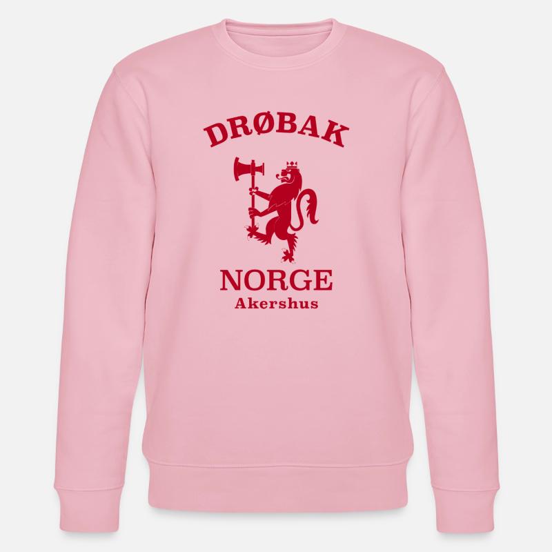 Drobak Norge Norwegen - Stanley/Stella Unisex Bio-Sweatshirt CHANGER  - Hellrosa