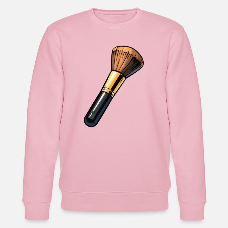 Makeup Pinsel Illustration - Stanley/Stella Unisex Bio-Sweatshirt CHANGER  - Hellrosa