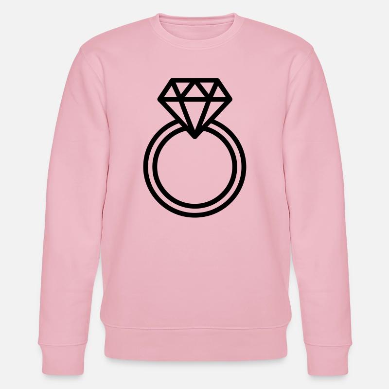 Ehering, - Stanley/Stella Unisex Bio-Sweatshirt CHANGER  - Hellrosa