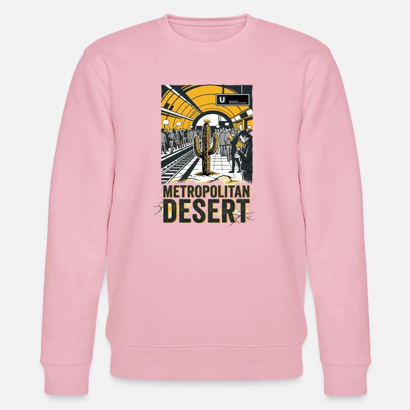 Metropolitan Desert - Stanley/Stella Unisex Bio-Sweatshirt CHANGER - Hellrosa
