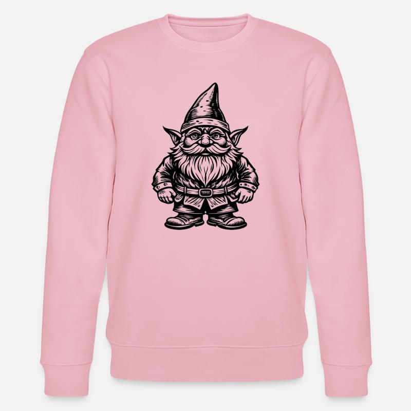 Gnome - Stanley/Stella Unisex Bio-Sweatshirt CHANGER - Hellrosa