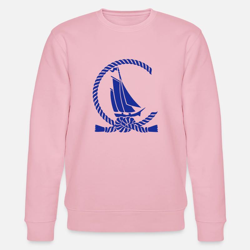 Segelboot / sailboat (b, 1c) - Stanley/Stella Unisex Bio-Sweatshirt CHANGER  - Hellrosa