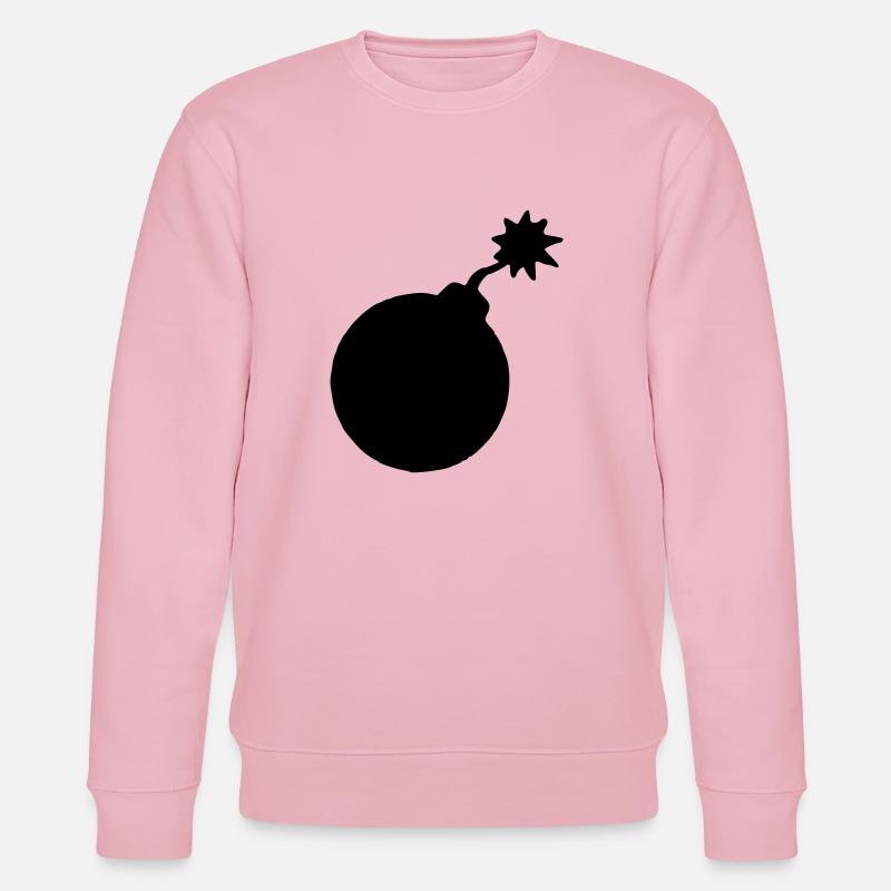 Bombe by www.codeshirt24.de - Stanley/Stella Unisex Bio-Sweatshirt CHANGER  - Hellrosa